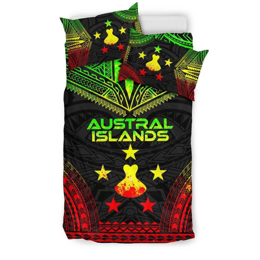 Austral Islands Polynesian Chief Bedding Set