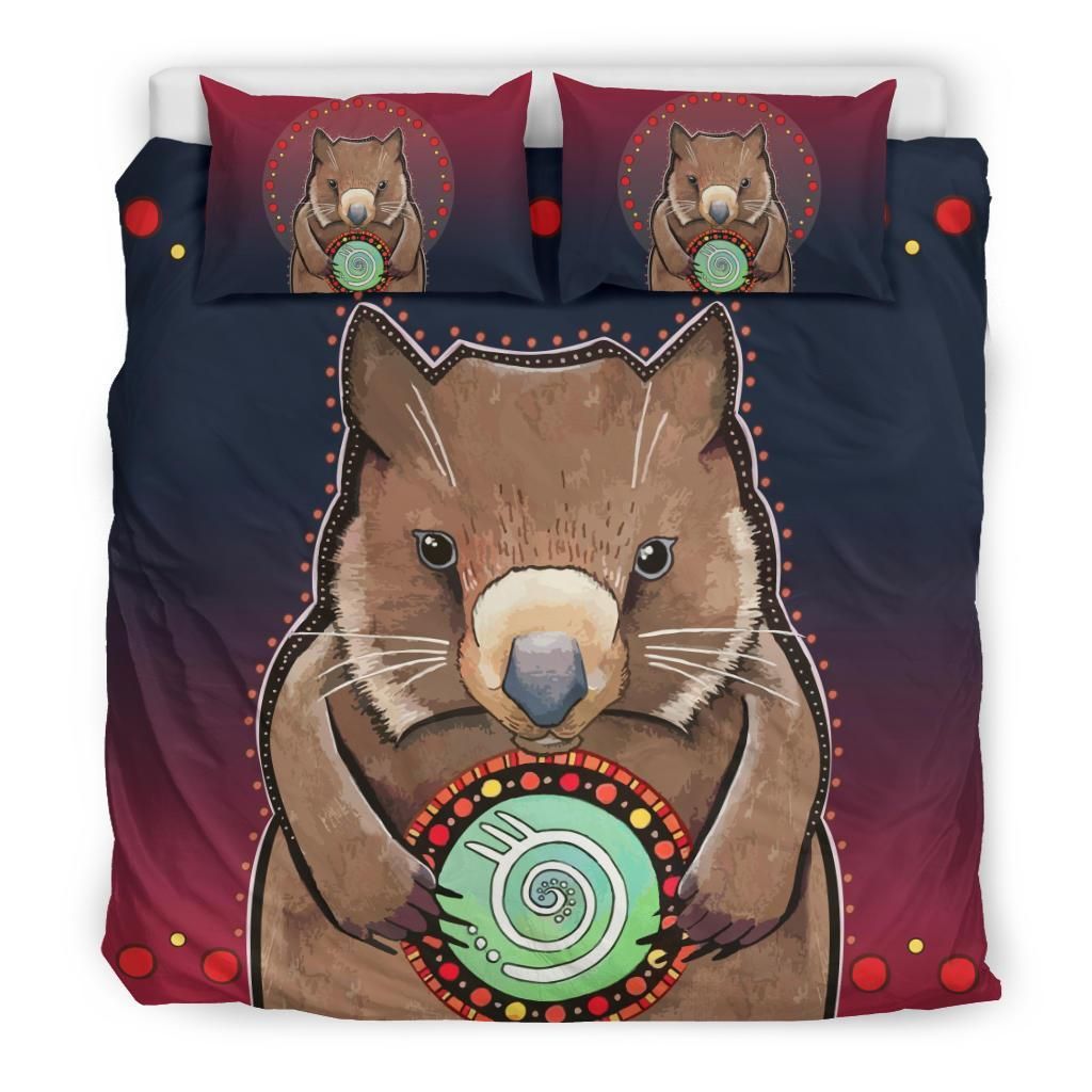 Australia Duvet Cover Set Australian Wombat