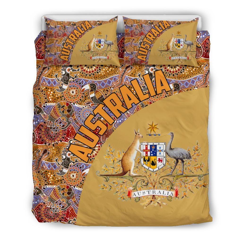 Australia Duvet Cover Set Awave Coat Of Arms