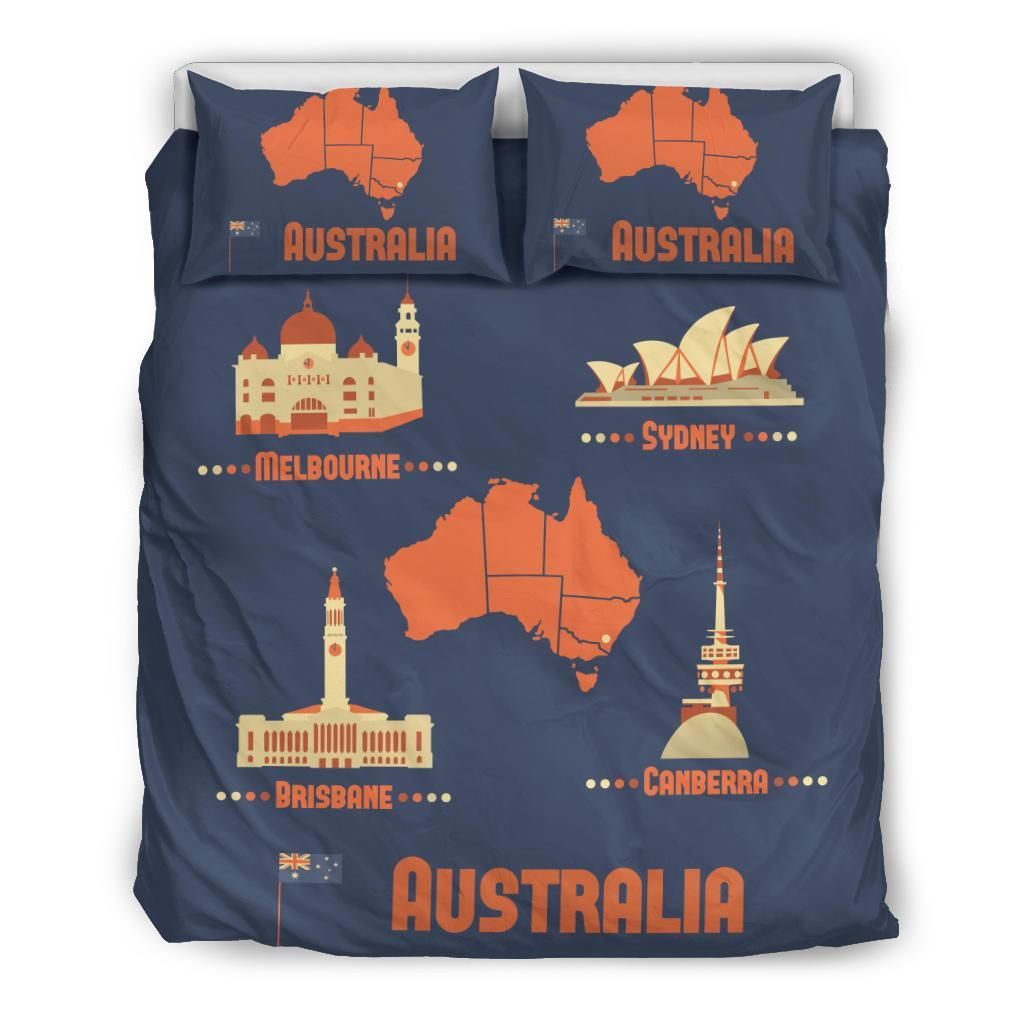 Australia Duvet Cover Set Famous City