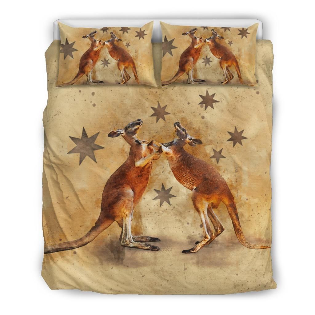 Australia Duvet Cover Set Kangaroo