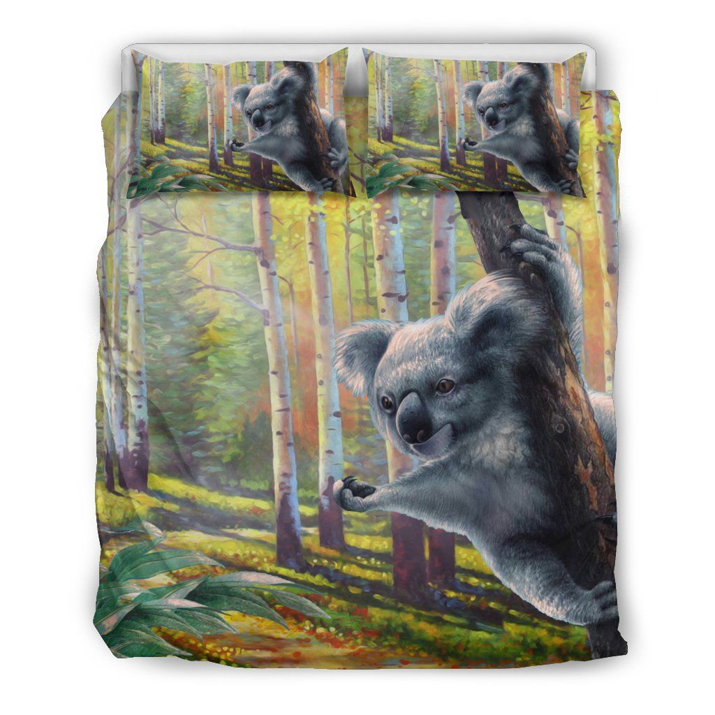 Australia Duvet Cover Set Koala In The Jungle