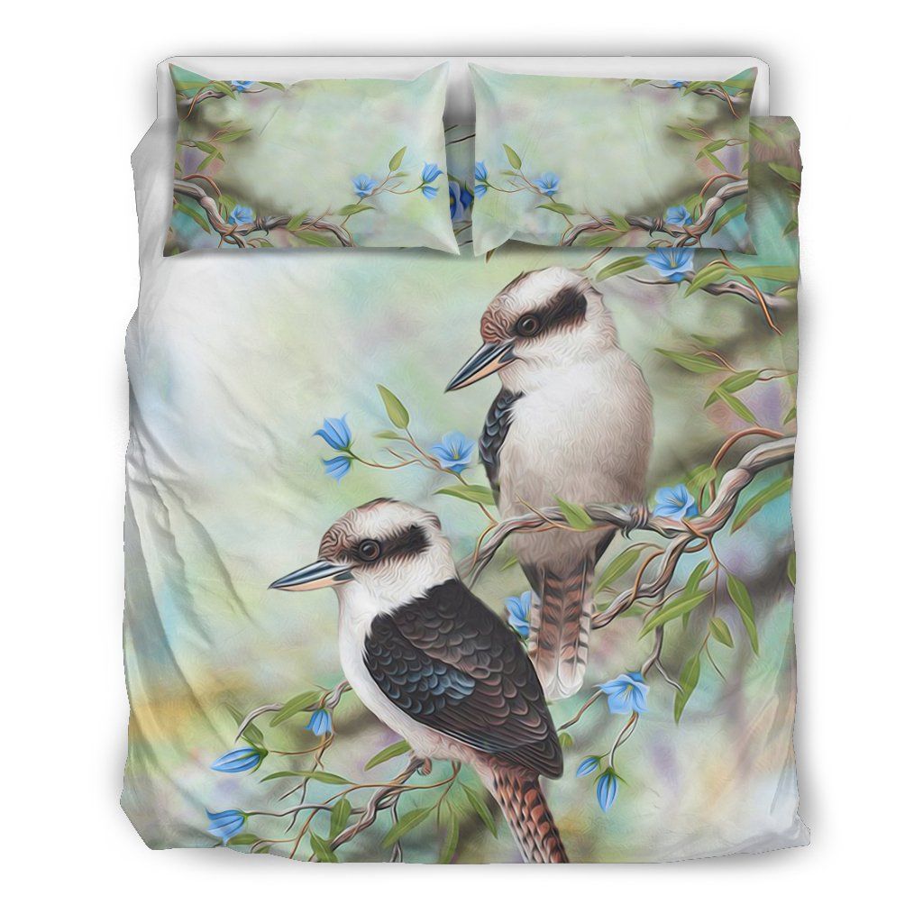Australia Duvet Cover Set Kookaburra Birds