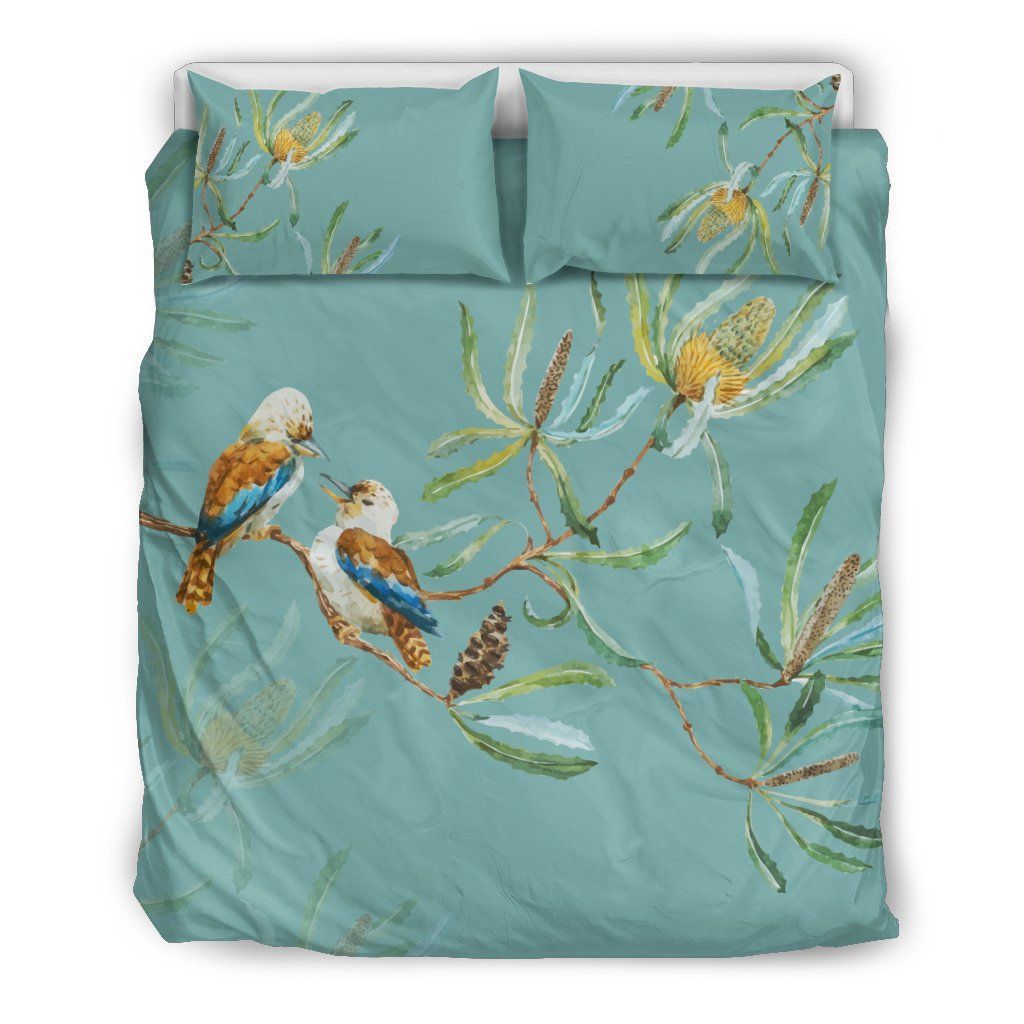 Australia Duvet Cover Set Kookaburra Lover
