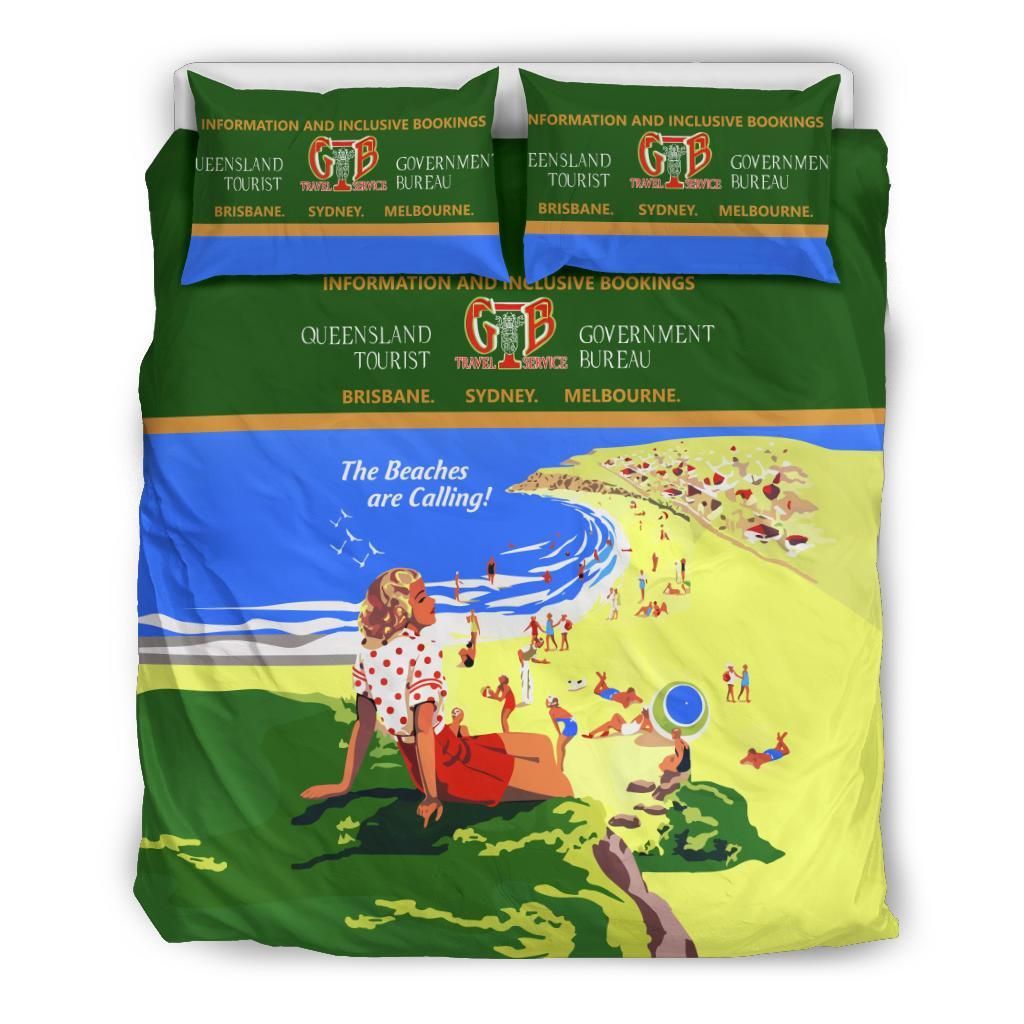 Australia Duvet Cover Set Queensland Poster