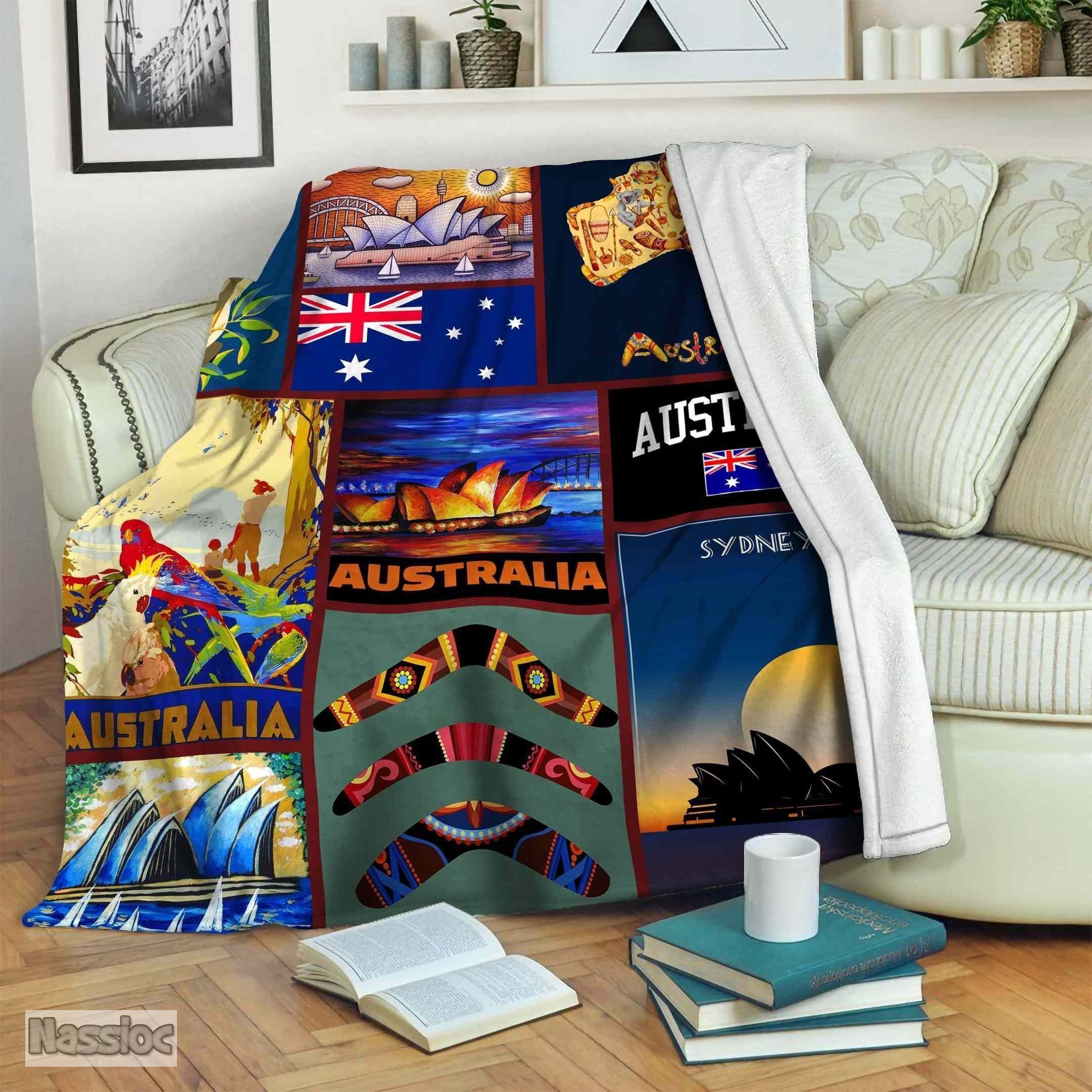 Australia Fleece Blanket