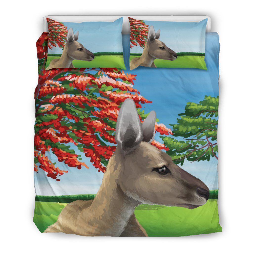 Australia Kangaroo Duvet Cover Set