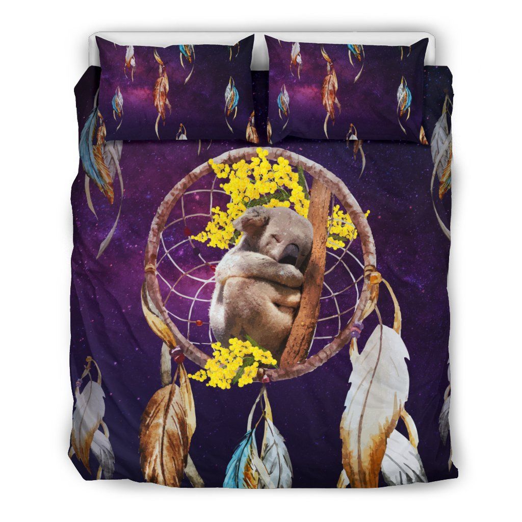 Australia Koala Duvet Cover Set Australia Koala Dreamcatcher