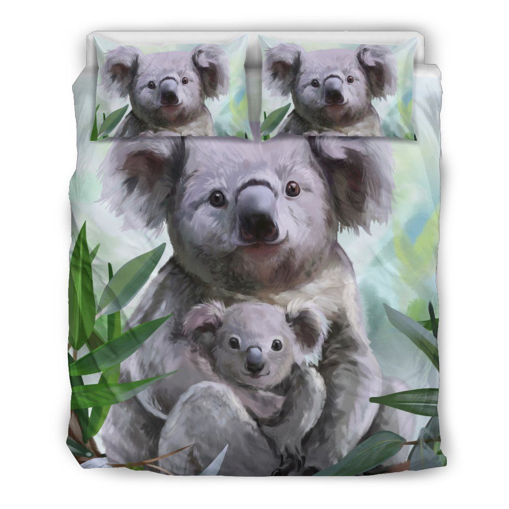 Australia Koala Duvet Cover Set Koala Family