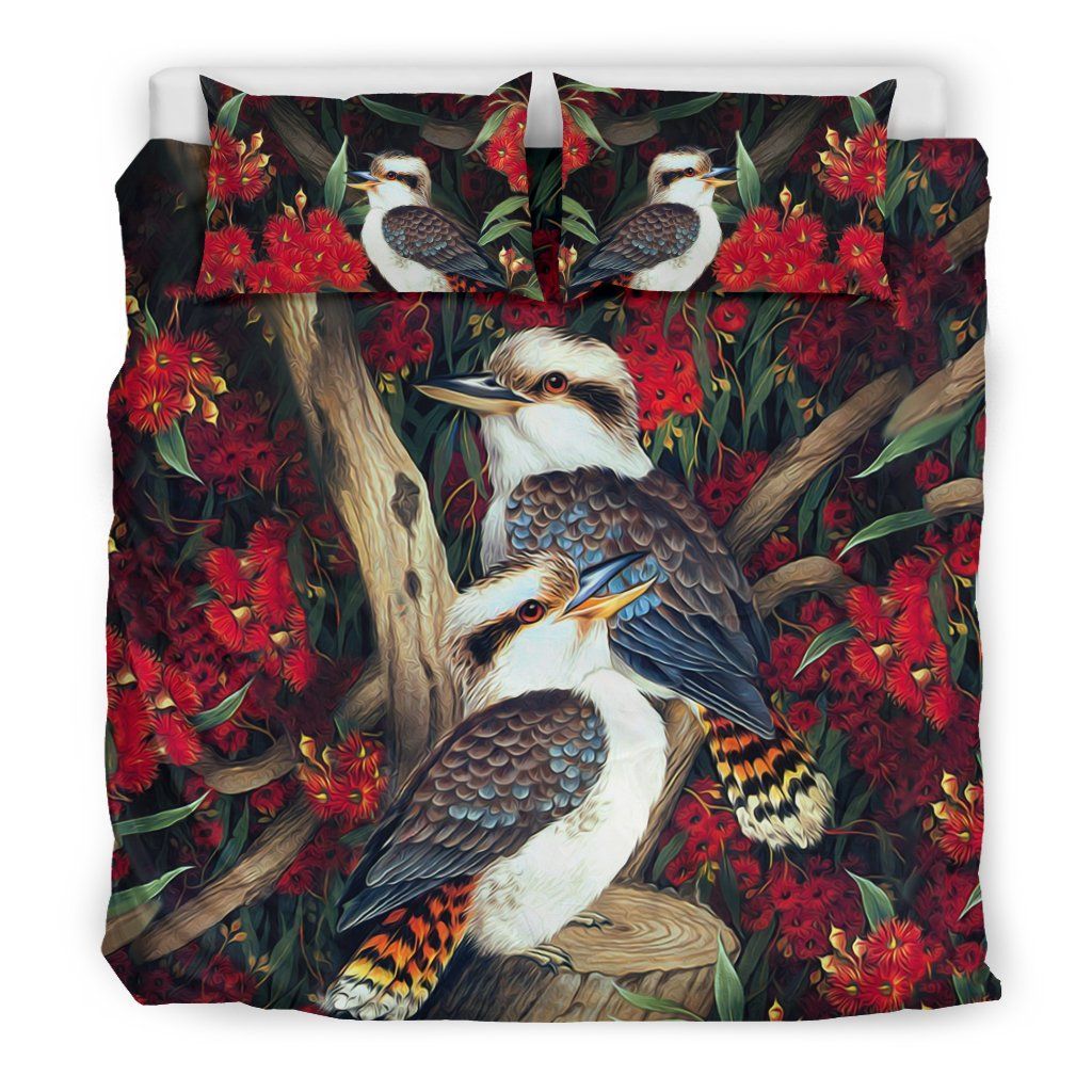Australia Koala Duvet Cover Set Kookaburra Sunset