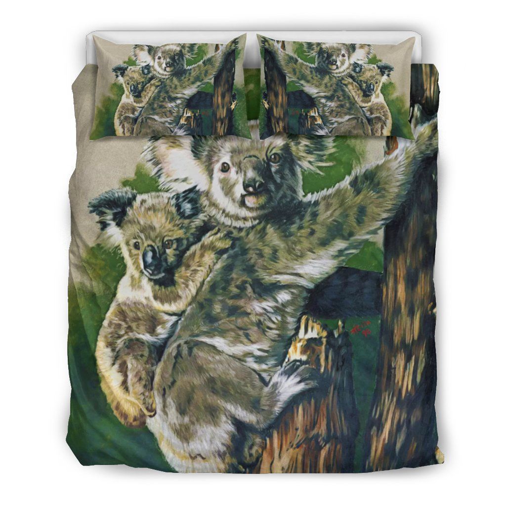 Australia Koala Duvet Cover Set Mom And Baby