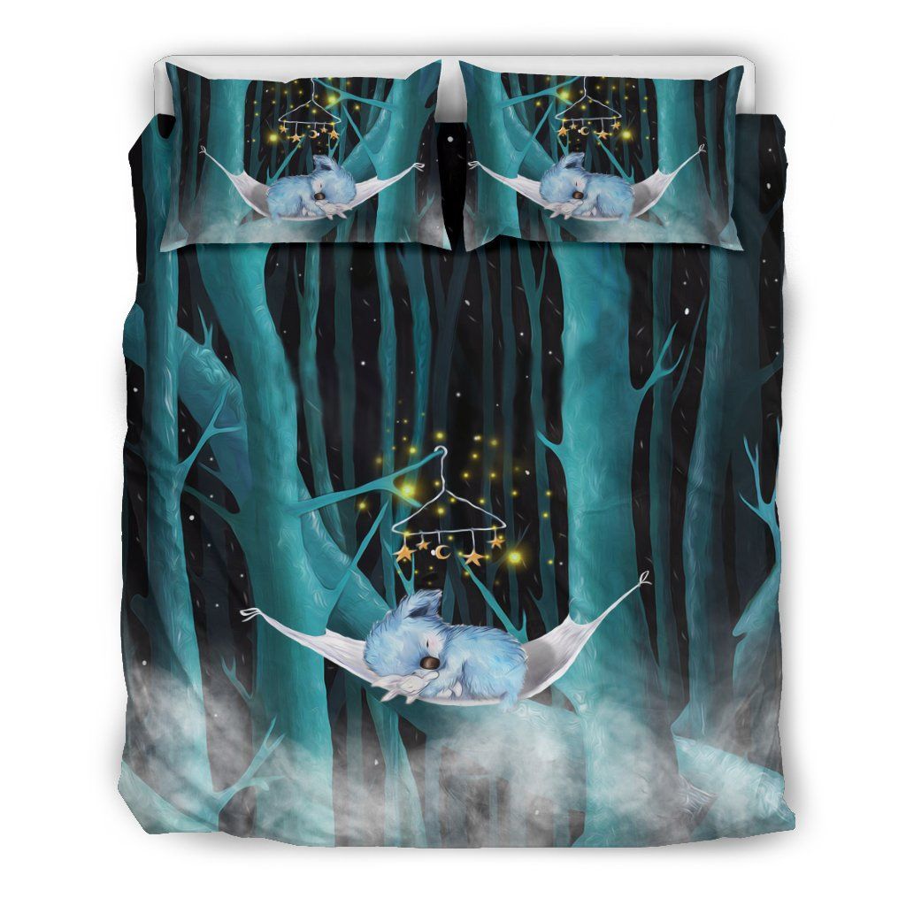 Australia Koala Duvet Cover Set Sleeping In The Forest