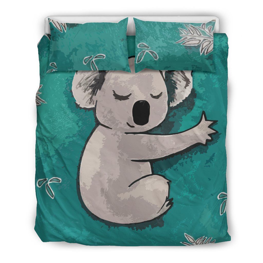 Australia Koala Duvet Cover Set Sleeping