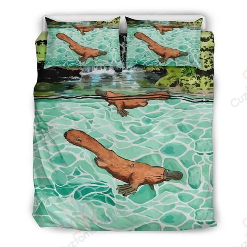 Australia Platypus In Tasmania Bedding Set