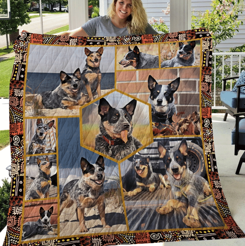 Australian Cattle Dog Hold Me Tight Quilt Blanket DHC31121827TD