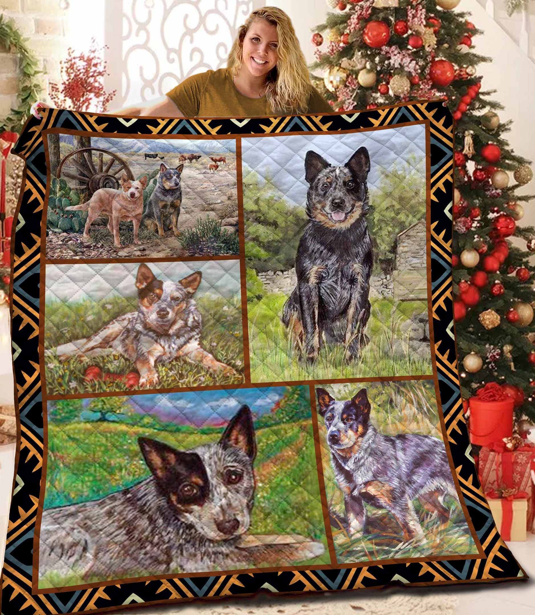 Australian Cattle Dog Quilt Blanket BBB0411221SM