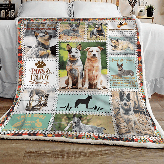 Australian Cattle Fleece Blanket