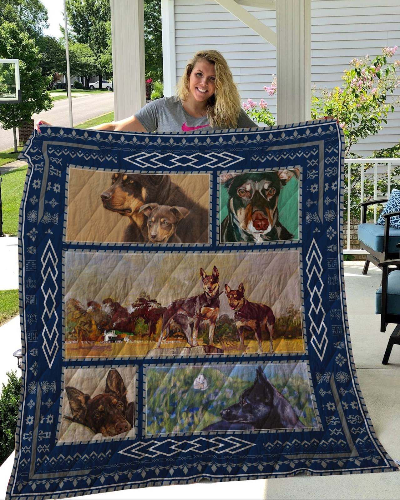Australian Kelpie Quilt Blanket DHC2911236VT