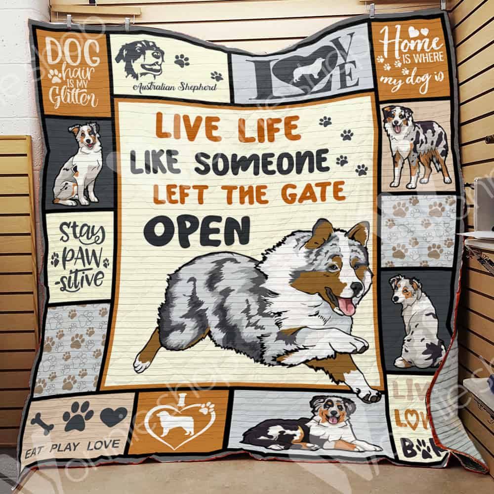 Australian Shepherd Dog Blanket LNT1012018 Quilt Blanket
