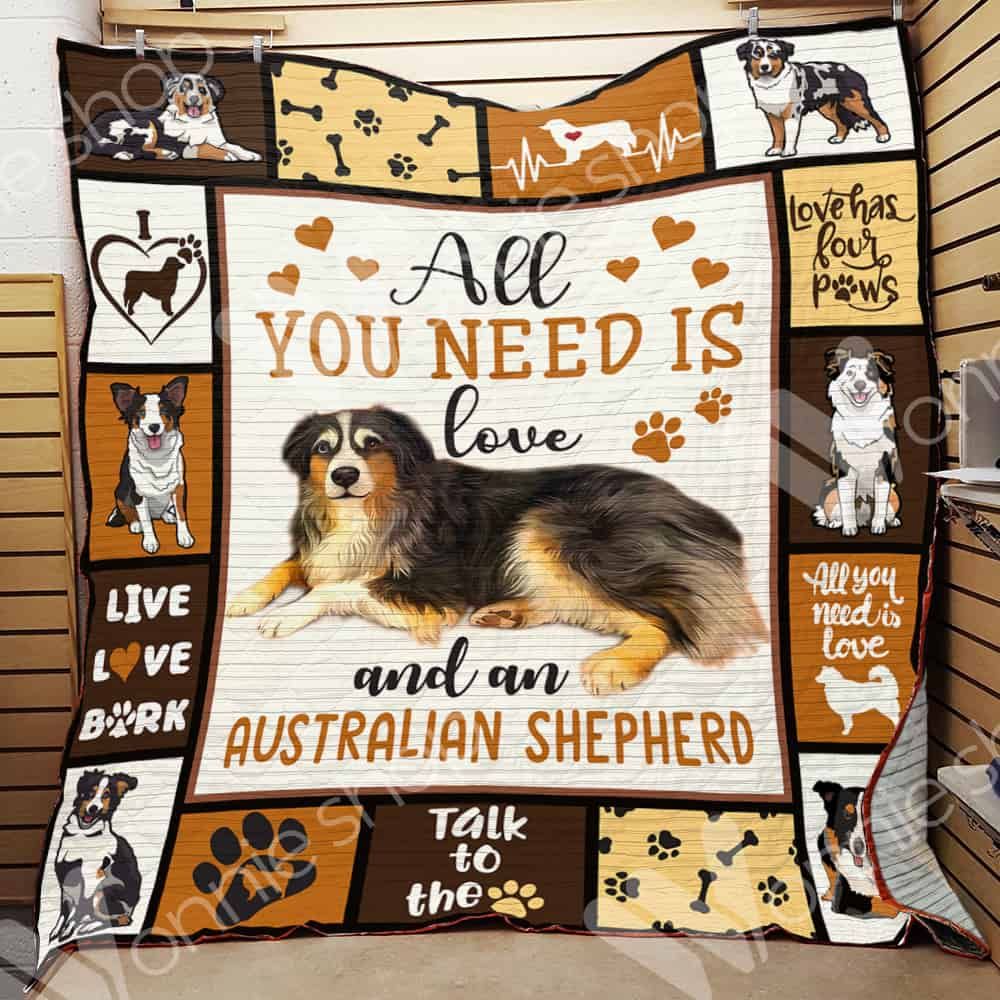 Australian Shepherd Dog Blanket LNT1012024 Quilt Blanket