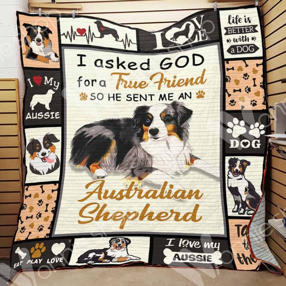 Australian Shepherd Dog Blanket LNT1012047 Quilt Blanket