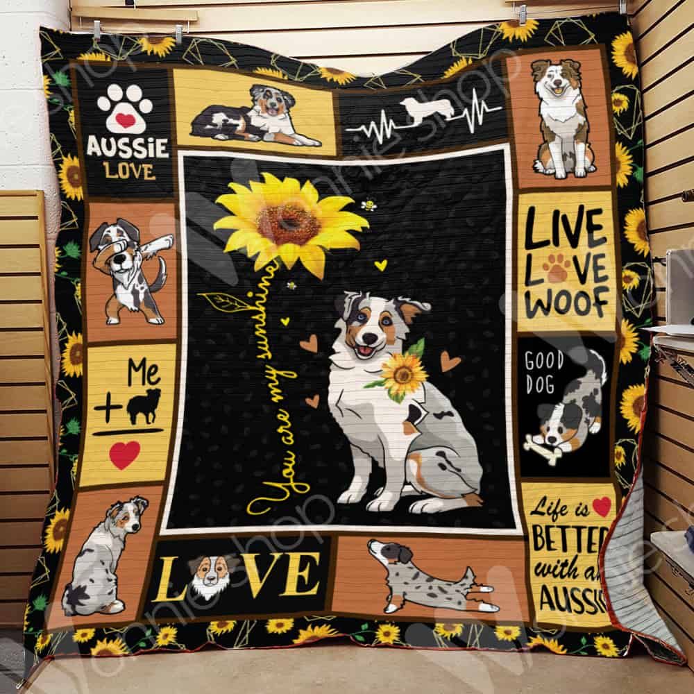 Australian Shepherd Dog Blanket LNT1012052 Quilt Blanket