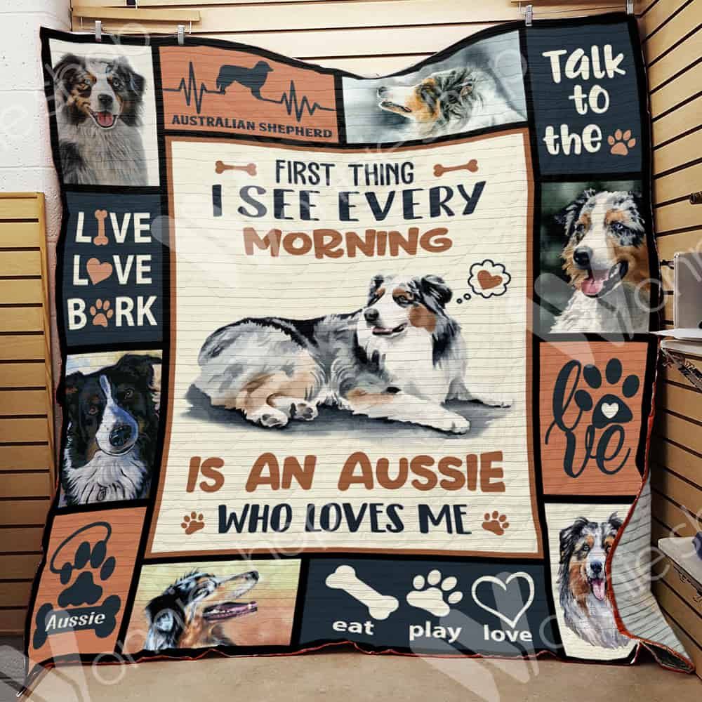 Australian Shepherd Dog Blanket LNT1512032 Quilt Blanket