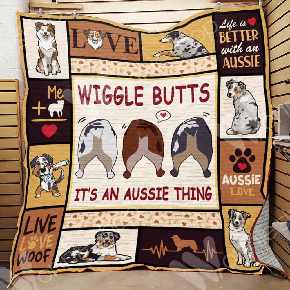 Australian Shepherd Dog LNT0312020 Quilt Blanket