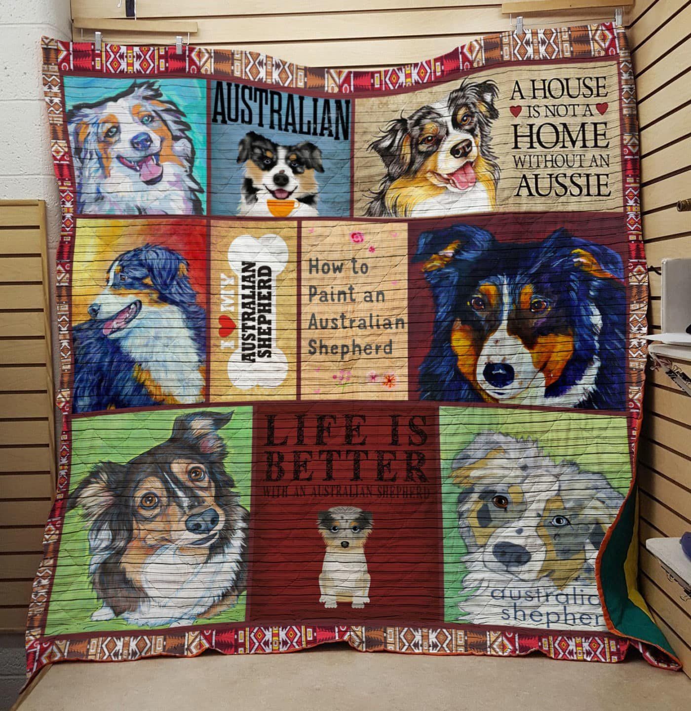 Australian Shepherd Quilt Blanket DHC13123059VT