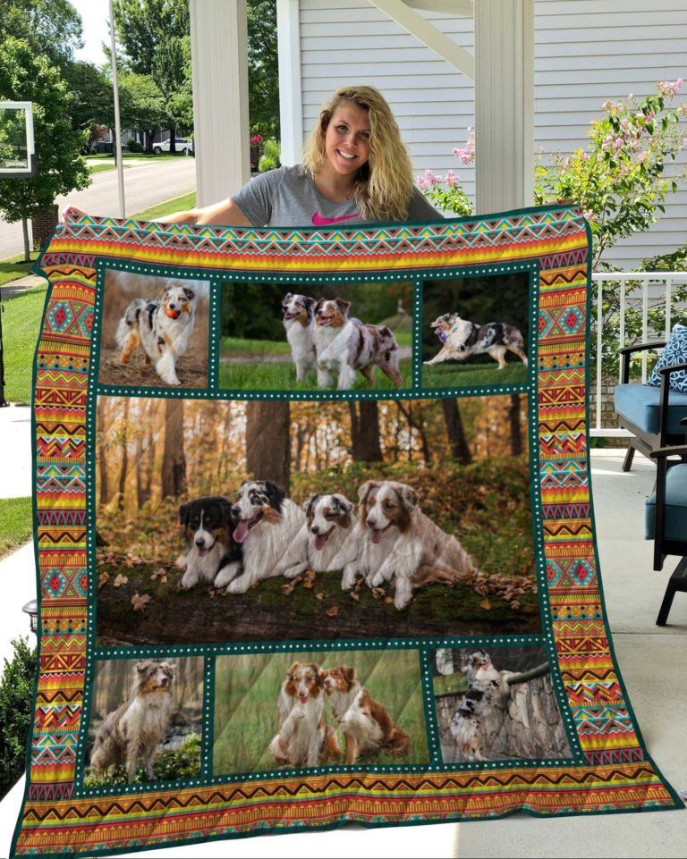 Australian Shepherd Quilt Blanket DHC2911464VT