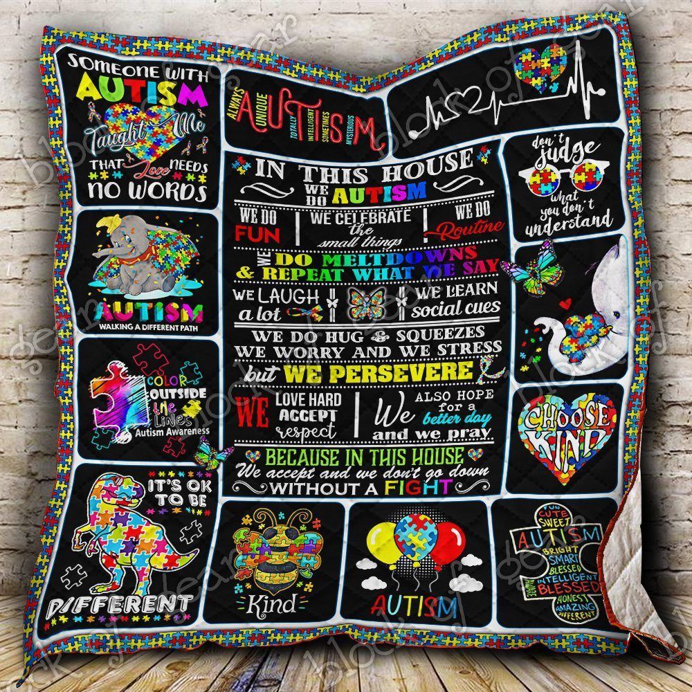 Autism CLT180708 Quilt Blanket