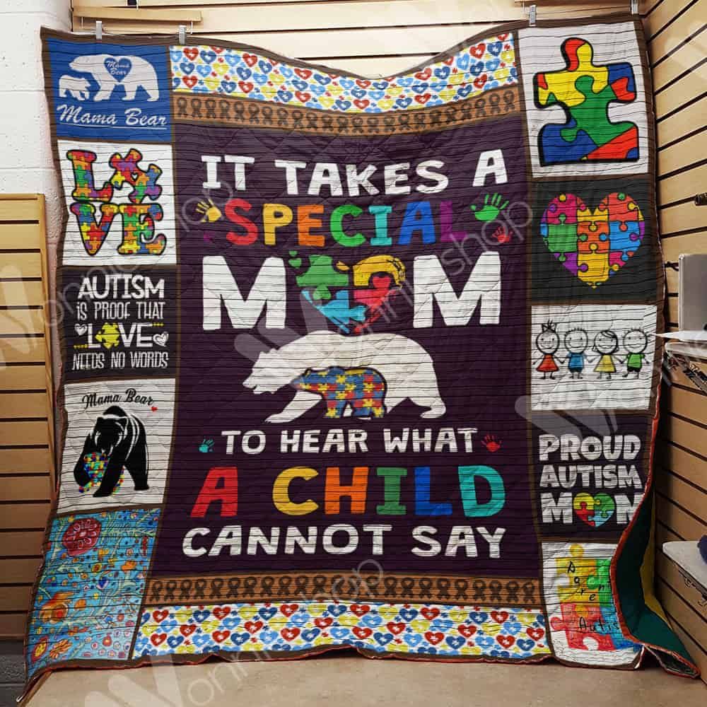 Autism Mom Quilt Blanket DHC11021036TD