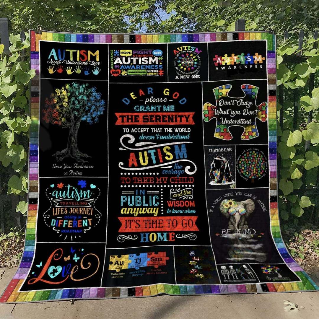 Autism NT110602 Quilt Blanket