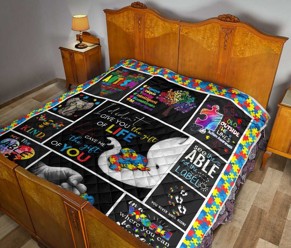 Autism Quilt Blanket DHC02011025DD