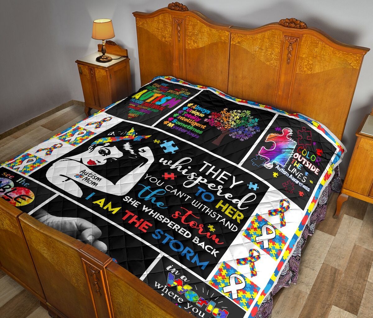 Autism Quilt Blanket DHC02011038DD