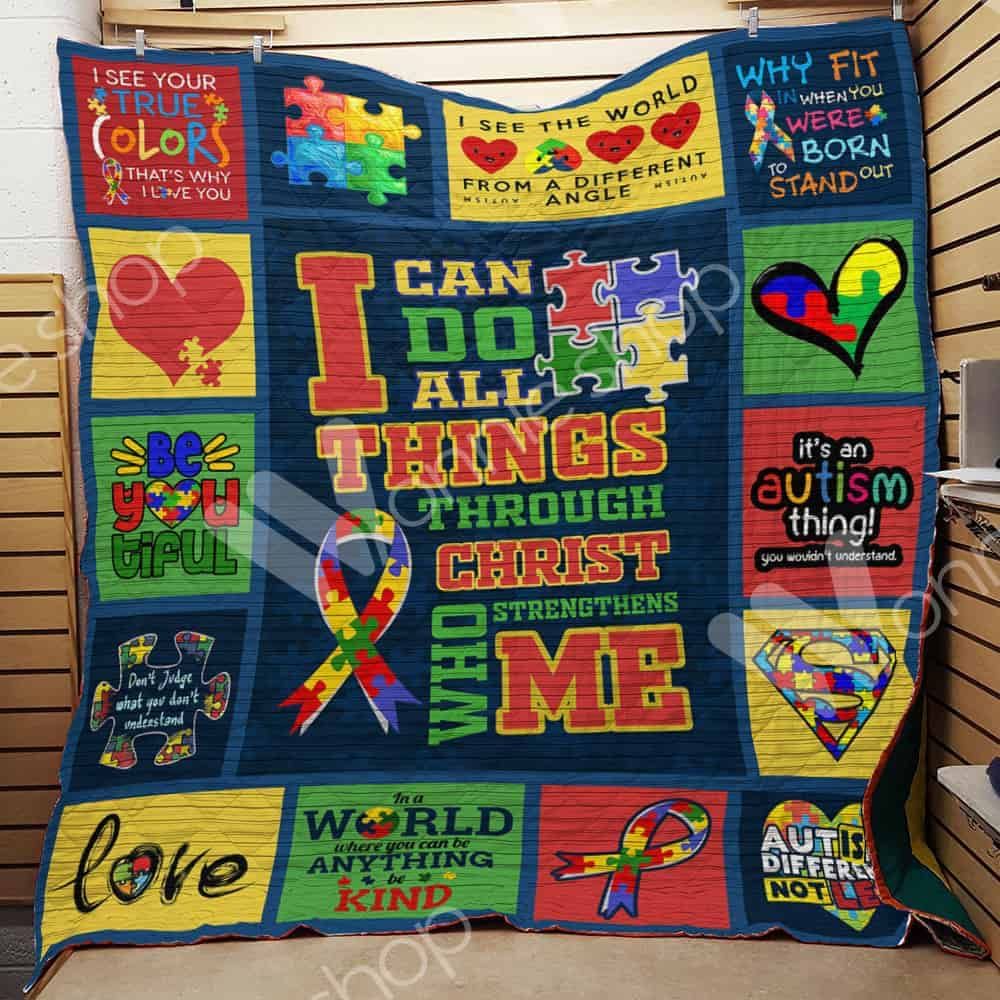 Autism Quilt Blanket DHC11021035TD