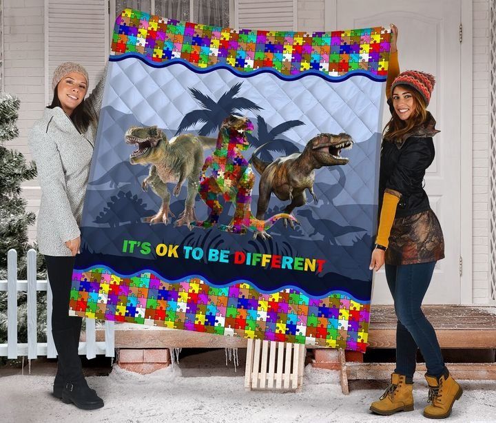 Autism T Rex DTC2311823 Quilt Blanket