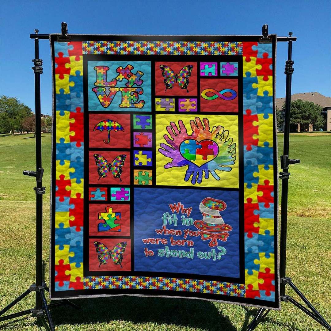 Autism TD2809012 Quilt Blanket