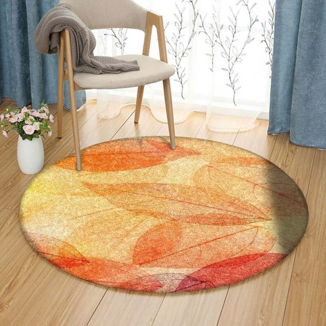 Autumn Round Carpet