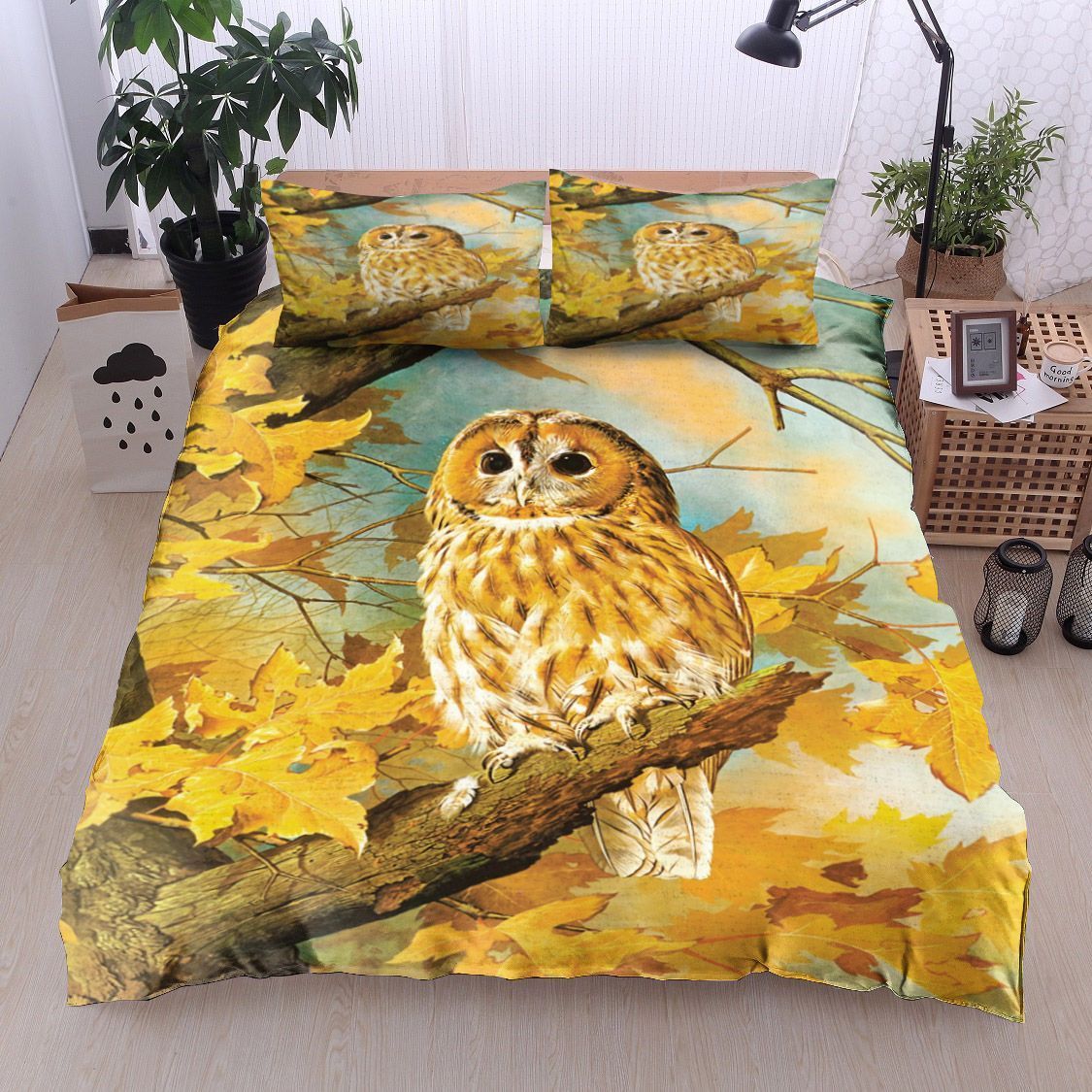 Autumn Owl Bedding Set