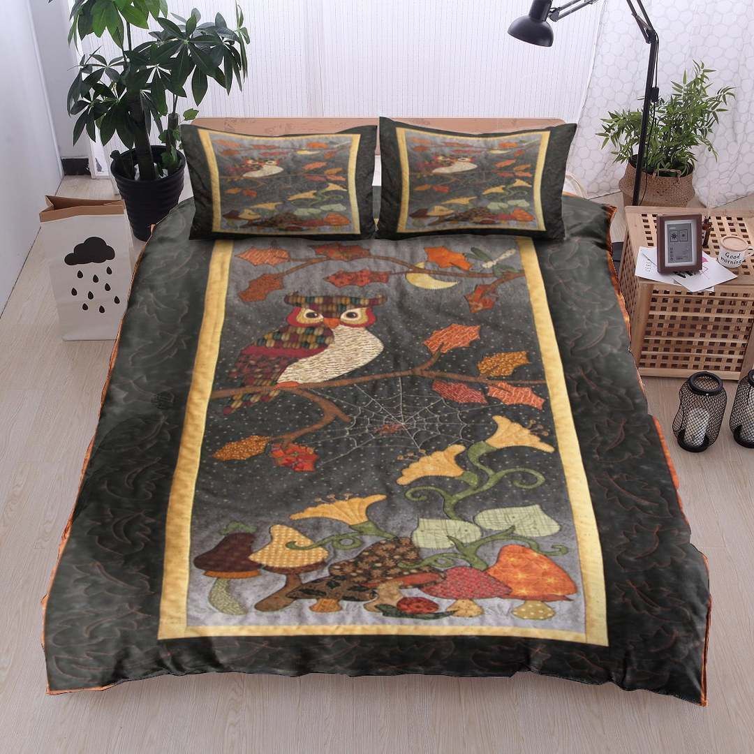 Autumn Owl Bedding Set