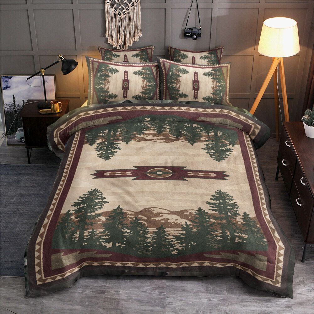 Autumn Point Wine Bedding Set