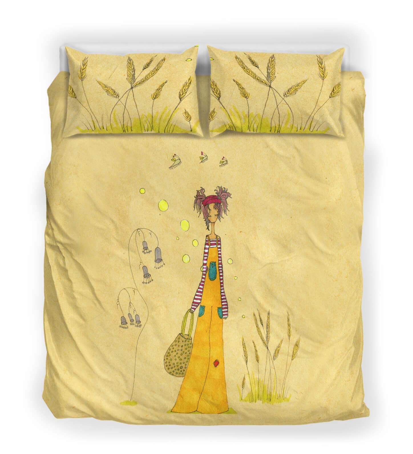 Autumn Winds Grass Bedding Set
