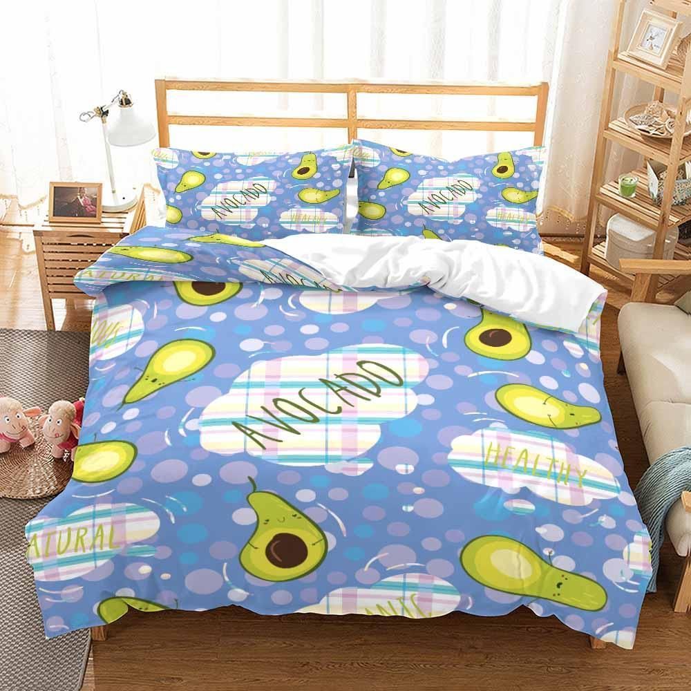 Avocado Blue Sky Printed Bedding Set