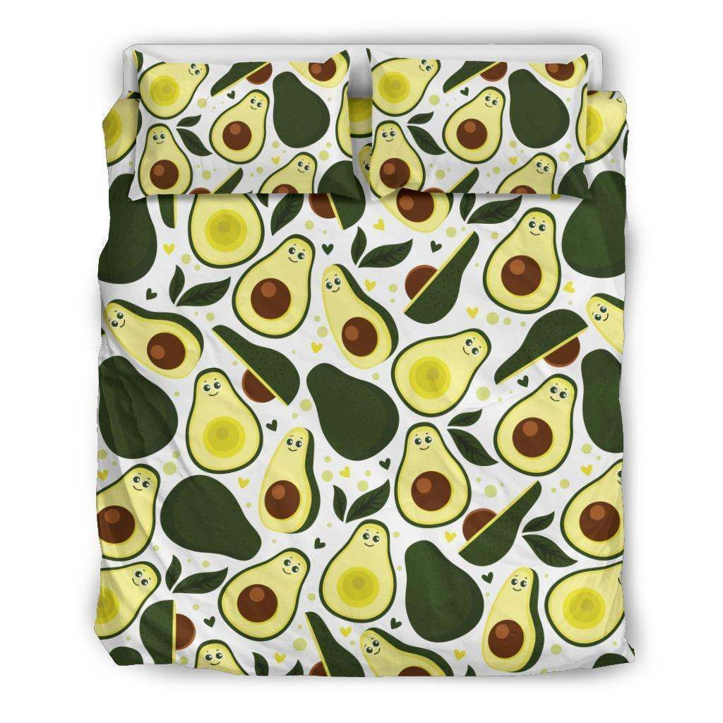 Avocado Pattern Print Design Bedding Set