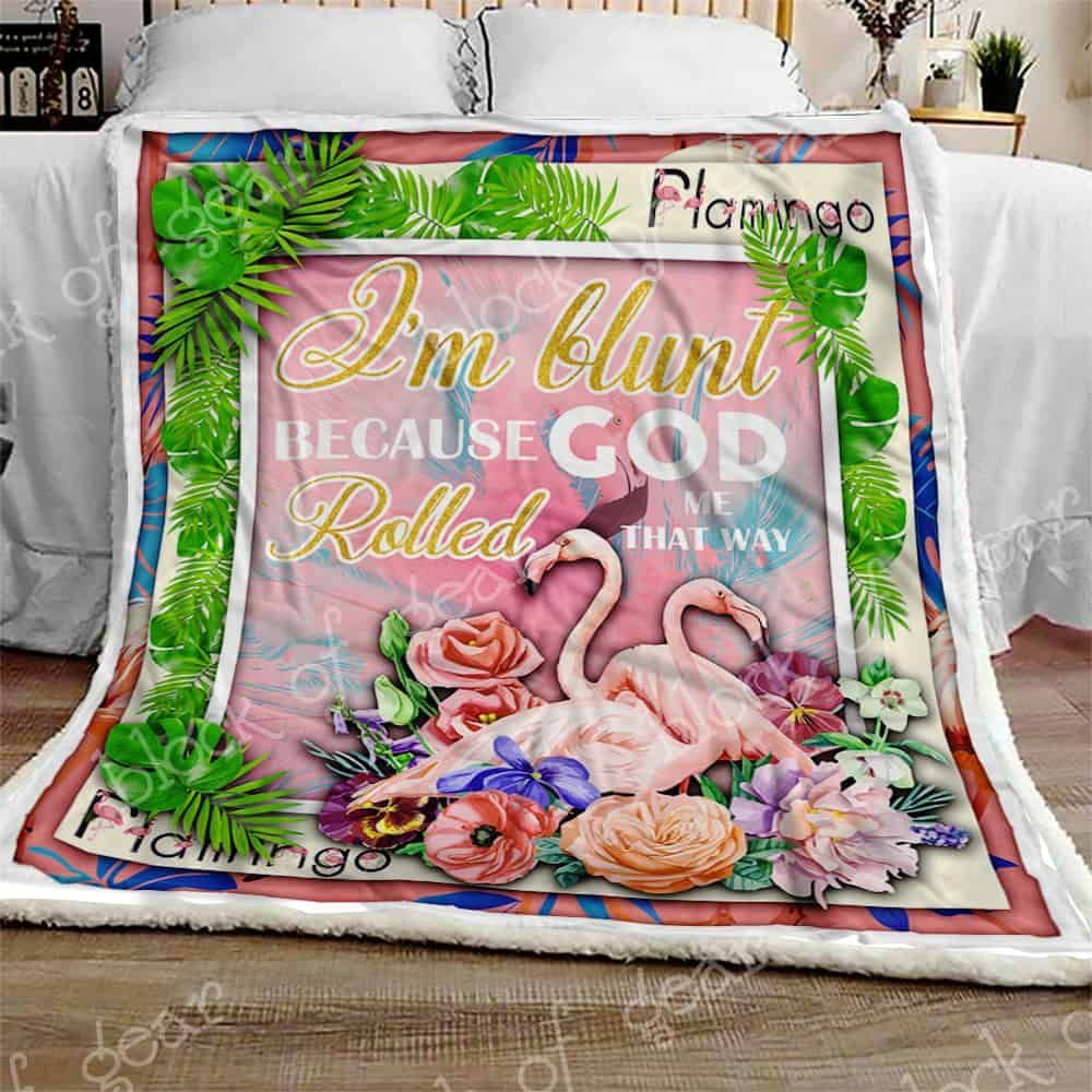 Awesome Flamingo Fleece Blanket