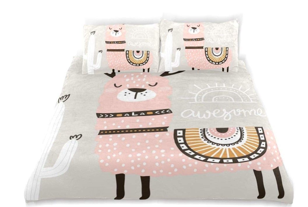 Awesome Llama Bedding Set