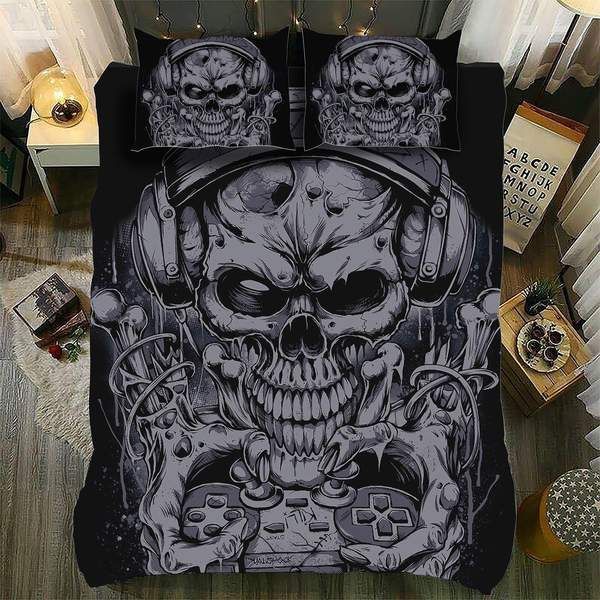 Awesome Skull Bedding Set