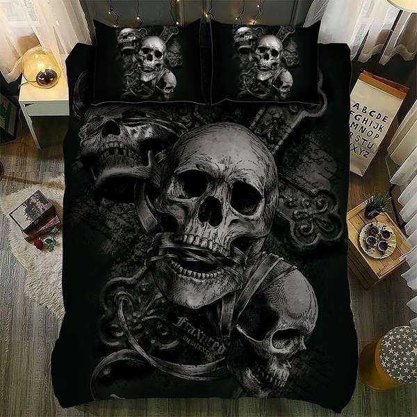 Awesome Skull Bedding Set