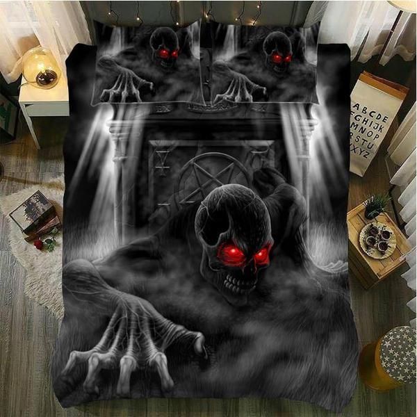 Awesome Skull Bedding Set